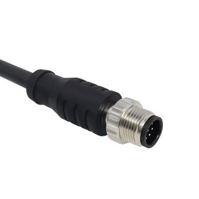 Straight Shielded Female M12 Cable Connector Binder 5/8/12pin Waterproof IP67/68