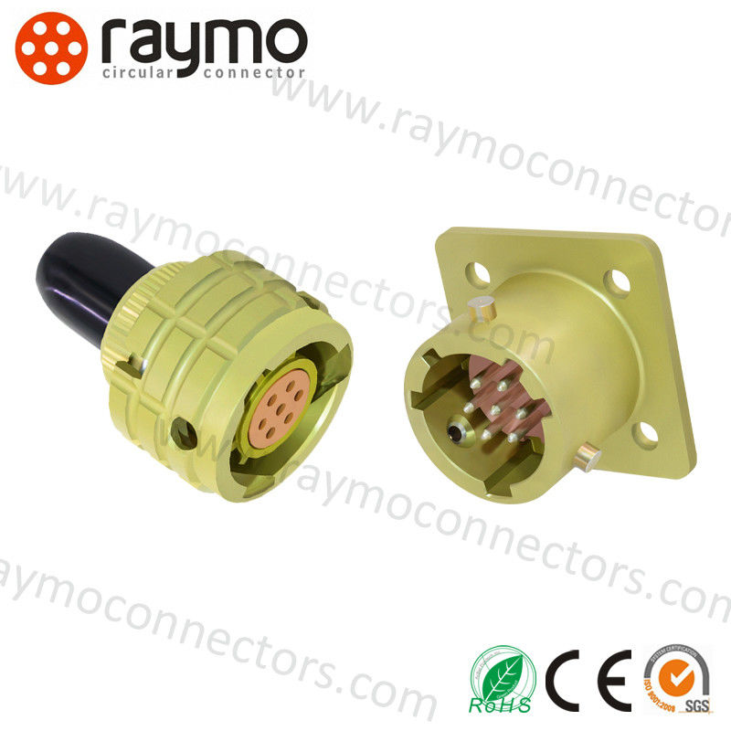 500 Mating Cycles Bayonet Circular Connectors for Secure demanding applications Brass Shell and High Reliability