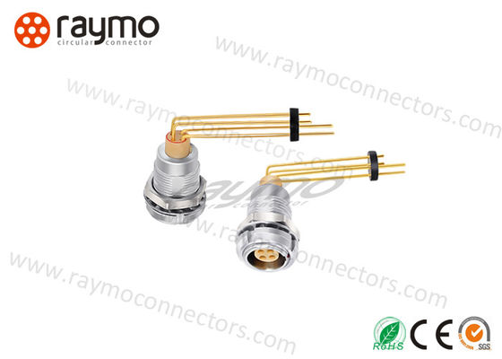 كابل صوتي فيديو ECG EGG الدائرية الدفع سحب الموصولات 90 درجة